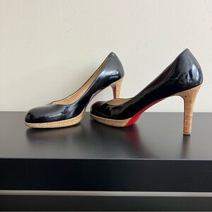 Christian Louboutin Patent Cork Pumps Size 38​​